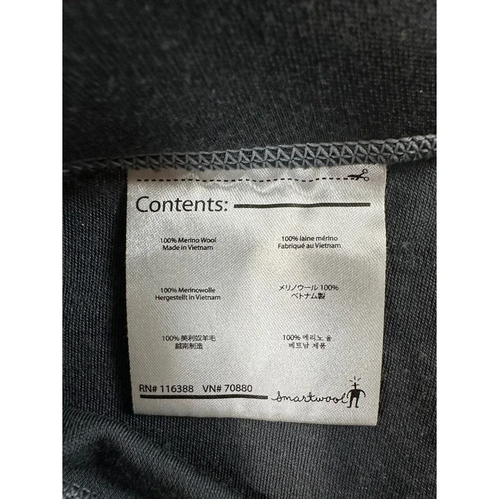 Smartwool leggings‎ Mens 100% Merino Wool Base Layer Bottom Mens XL Gray